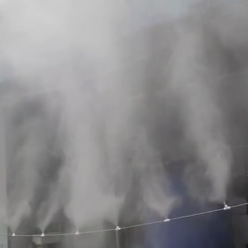 S390 Sprinkler 6M-18M beschlagen kits nebel nebel düsen wasser sprayer für terrasse pflanzen pavillon im freien garten beschlagen kühlsystem