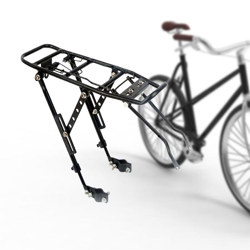 Achter Fietsenrek Fiets Cargo Rack Plank Verstelbare Fiets Fietsen Cargo Bagagedrager Rack Zware Houder Stand Voor Bike