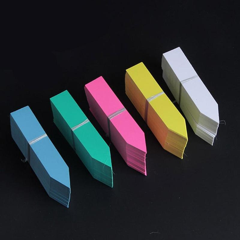 100 stuks herbruikbare pvc-planten hangtaglabels boomfruitbord tuinpot classificatielabels plastic gereedschap bloem klein huis  a7 j 2
