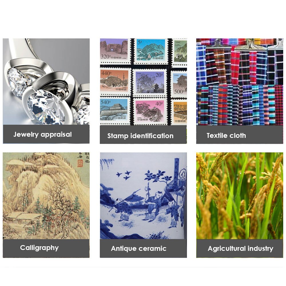 Durable Microscope Macro Lens Magnifying Inspection Camera Three LR43 Power Supply (Included) Magnifier Loupe