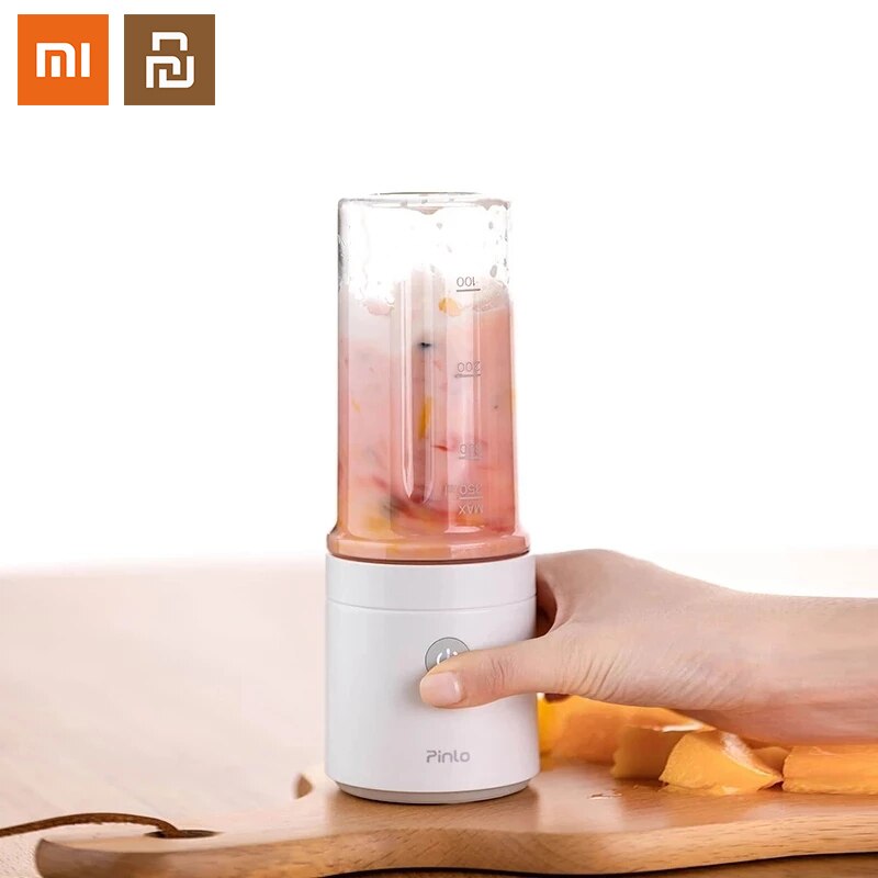 Xiaomi-exprimidor portátil para frutas y verduras, máquina Original Pinlo recargable, 70W