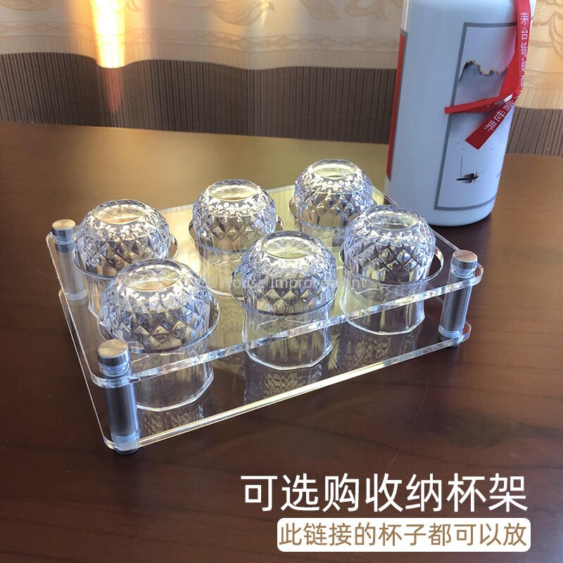 Lead-free crystal glass mini one or two white wine glasses, strong wine glasses, small wine glasses, 50 ml one-cup.
