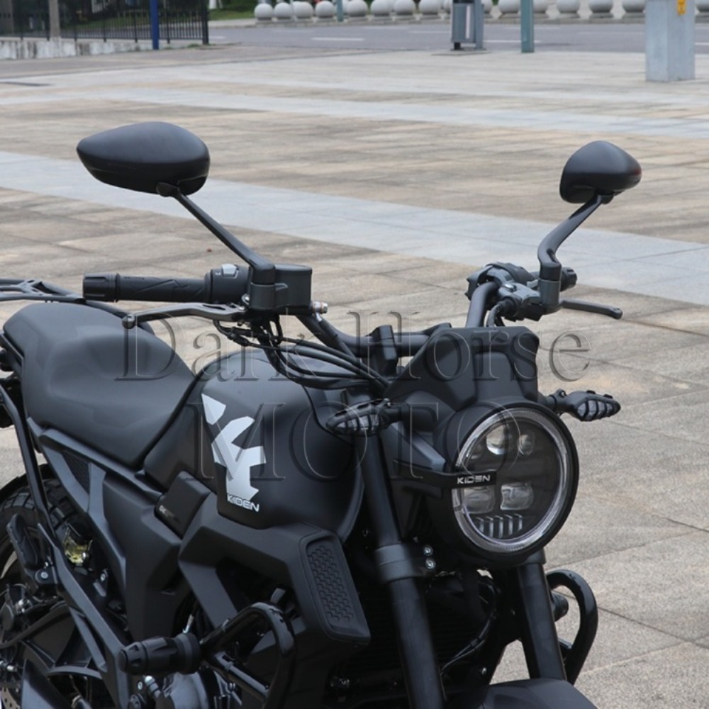 Motorrad-Rückspiegel, modifizierter Reflektor-Rückspiegel, zerstörungsfreie Installation für KIDEN ZT200-GK-G3 ZONTES GK-125