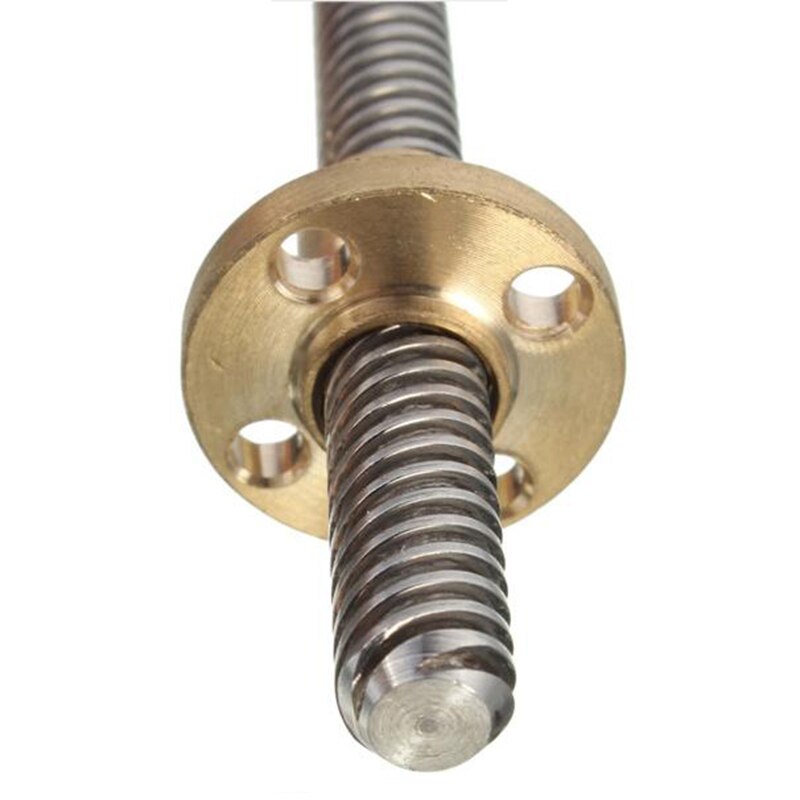 800mm Lead Screw 8mm Thread Lead Screw 2mm Pitch Lead Screw with Brass Nut For Stepping Motor Driving Guide Rail