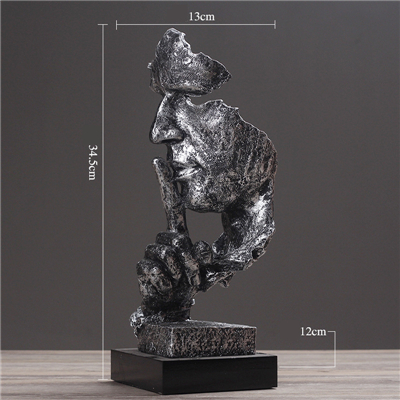 DESHINTKE Decoratieve hars standbeeld in de vorm van een gouden adelaar in de vorm van een man en adelaar - Modern beeldje voor kantoordecoratie - Goud 3 DESHINTKE Decoratieve hars standbeeld in de vorm van een gouden adelaar in de vorm van een man en adelaar - Modern beeldje voor kantoordecoratie - Goud 3