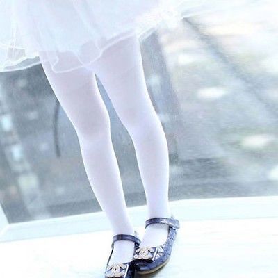 7 colors girl pure color girls Toddler classic Tight 5-10 Years children trousers baby kids Tights: White