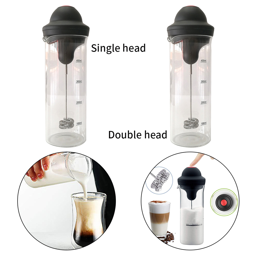 Coffee Frother Cup Stainless Steel Foamer Mixer Bubbler Coffee Blender for Coffee Chocolate Frappe