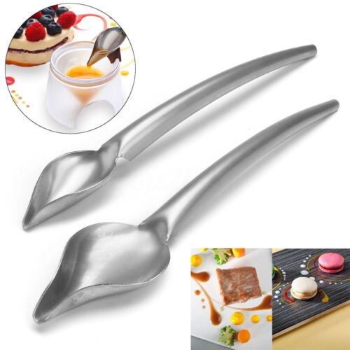 Deco sked dekorera mat rita verktyg sås dressing tallrik dessert blomma dekoration sked