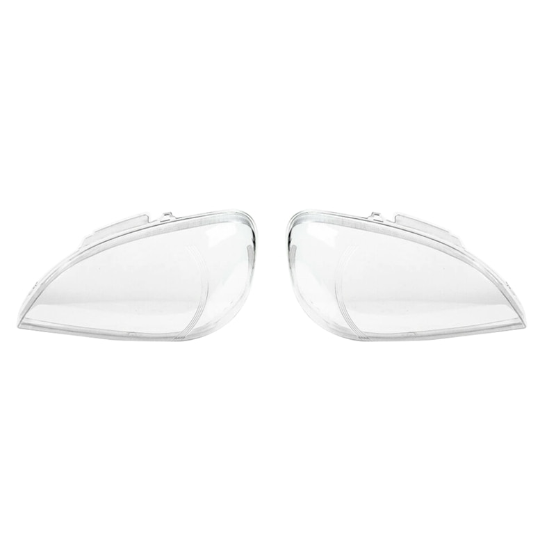 2 stuks koplampen transparante koplampen transparante afdekking lampenkap koplamp lampbehuizing (links/rechts) voor mercedes benz  w163 ml