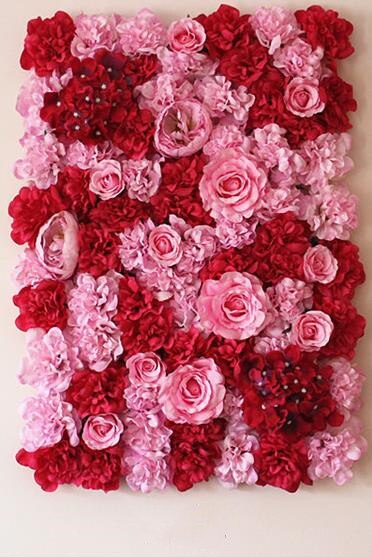 Kunstig blomst 3d væg blomstermåtte væg bryllup begivenhed indretning til diy centerpieces arrangementer fest hjem dekorationer: 4