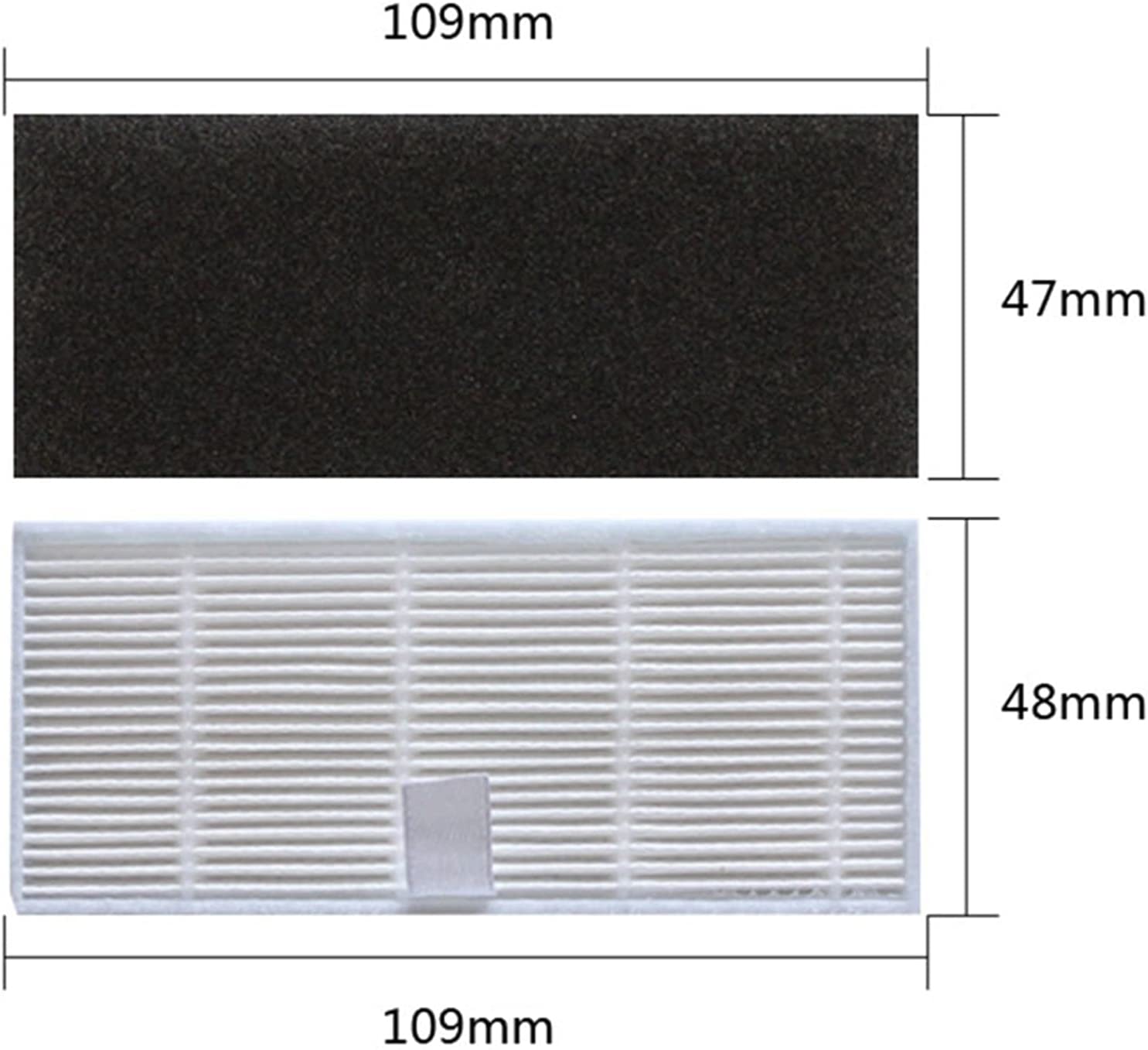 Vacuum Cleaner Hepa Filter for VIOMI S9 Proscenic M7 MAX,M8 Pro Robot Vacuum Cleaner Parts Filters Hepa Accessories Replacement
