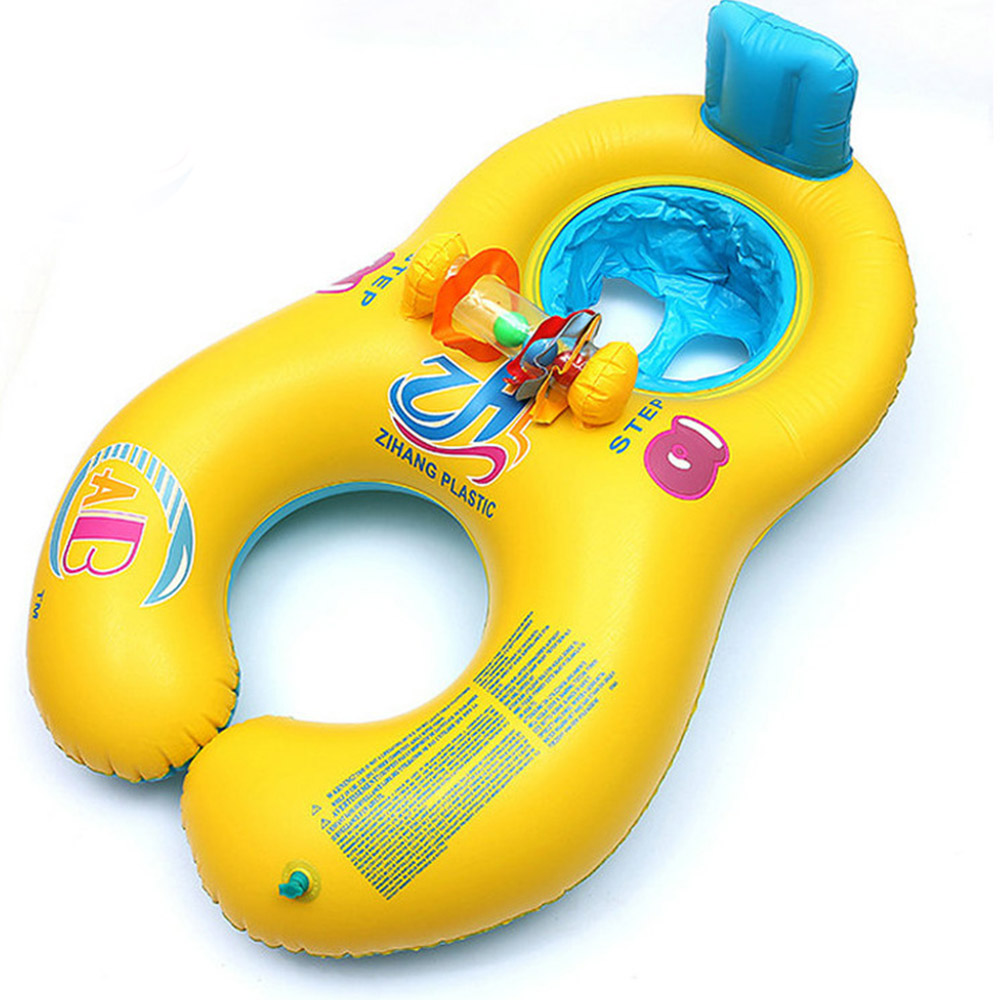 Oppustelig svømning cirkel børn sommer pool oppustelig bøje svømme ring sæde båd sport: Wj3294b