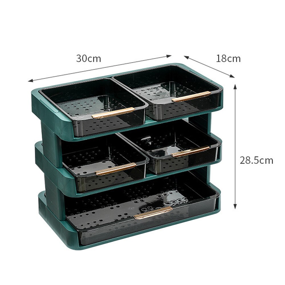 Kitchen Food Tray Cooking Plates 3/4 Layer Multi-Function Family Gathering Preparation Plat Transpar Pot Side Dish Rack: C