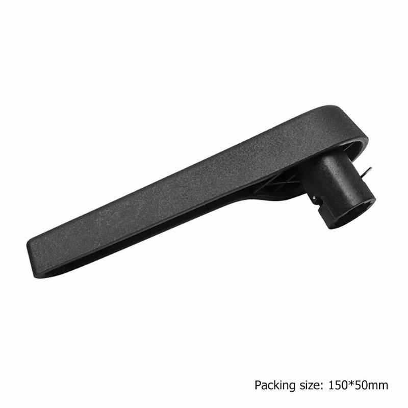 Manilla de palanca reclinable para asiento delantero izquierdo, accesorios de Interior de coche, de plástico, negro