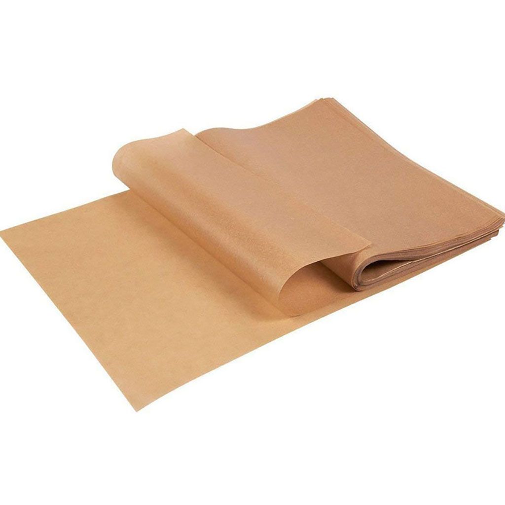 100 Pcs Perkament Papier Bakpapier Herbruikbare Non-stick Bakken Pan Liner Voor Cake Gebak Eten Bakvormen Koken Levert: brown-20x30cm