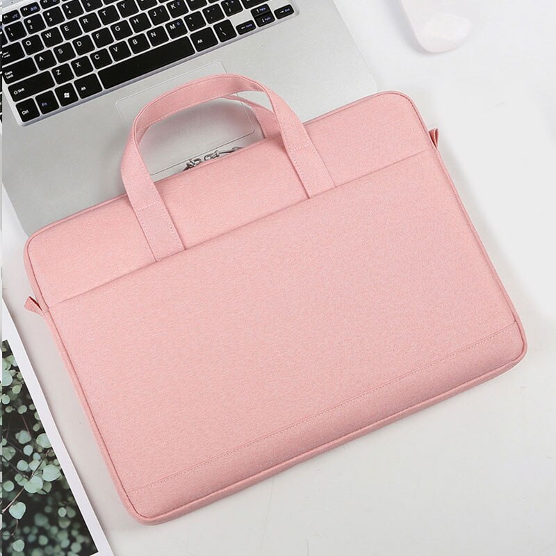 Waterproof Shoulder Bags Notebook Cover Carrying Case For Macbook Air Pro hp Solid Color Laptop Sleeve Notebook Bag Men Women