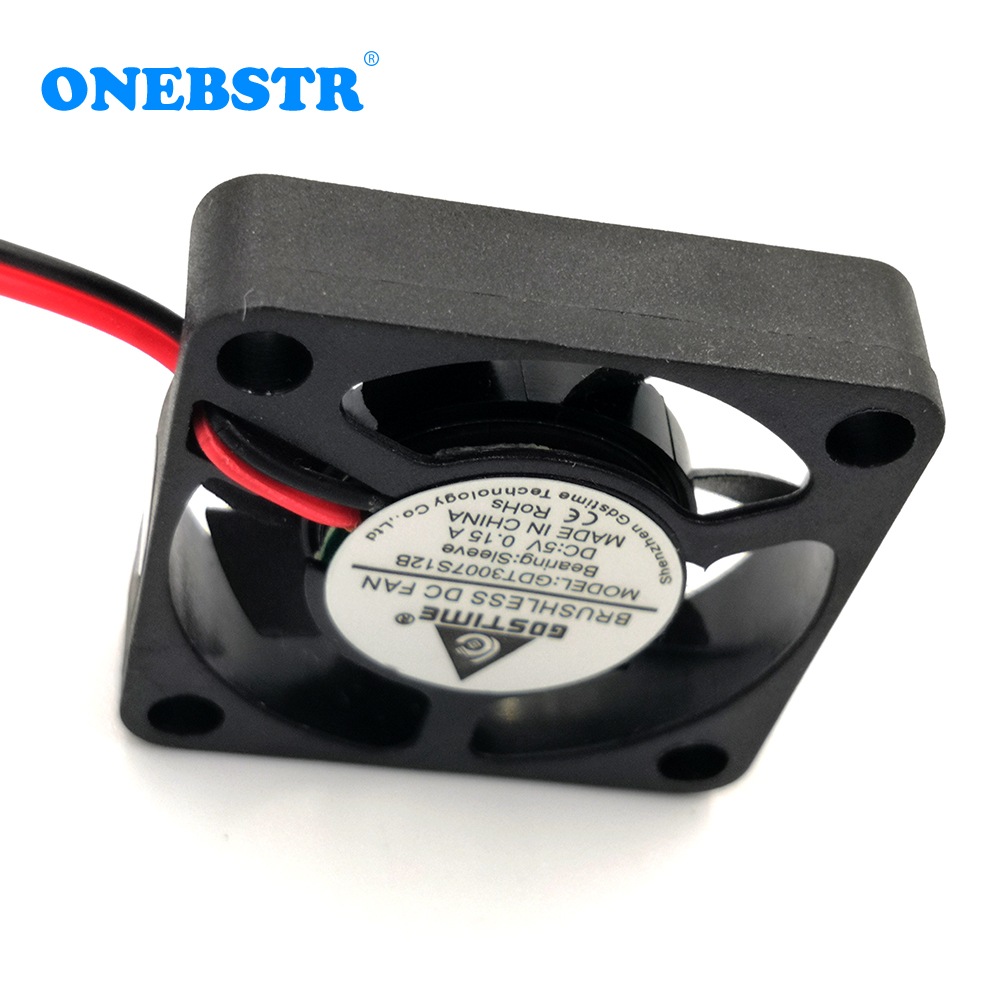 3007 Borstelloze Fan Dc 5V 12V 3Cm 30Mm 30X30X7mm Kleine Voeding Koeling 3D Printer Mini koellichaam Laptop