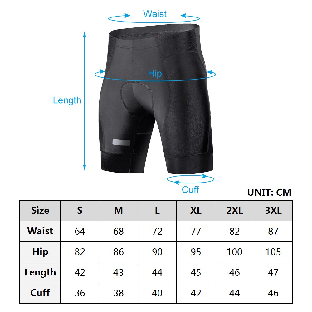 Lixada Mtb Mountainbike Shorts Mannen 4D Padded Fietsbroek Ademende Quick Dry Fiets Compressie Shorts