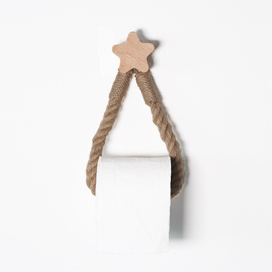 Toilet Paper Holder..Rope Toilet Roll Holder..Jute Rope Nautical Decor..for bathroom..Diamond Knot.