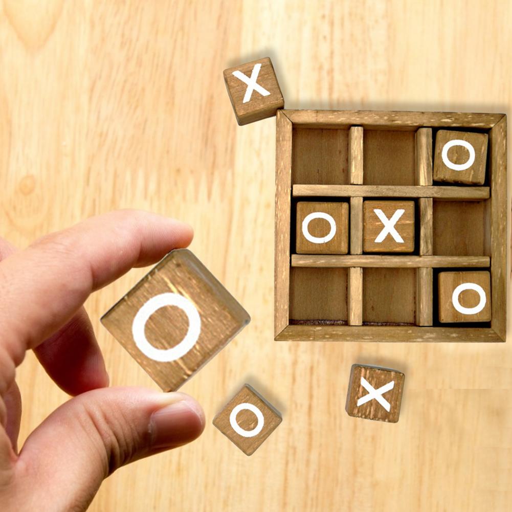 Xo Wood Board Game Speelgoed Vreugdevolle Educatief Speelgoed Concentratie Logisch Denken Training Ouder-Cild Interactieve Tafel Spel Speelgoed