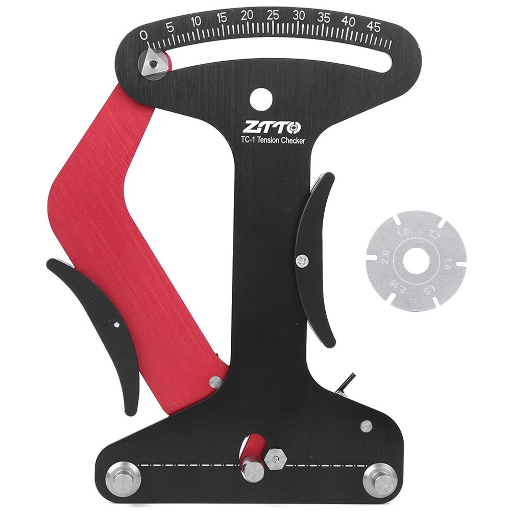 ZTTO Aluminum Alloy Bicycle Spoke Tension Meter Calibration Tool Mountain Bike Wheel Spoke Tensiometer Gauge Bicycle Repair Tool