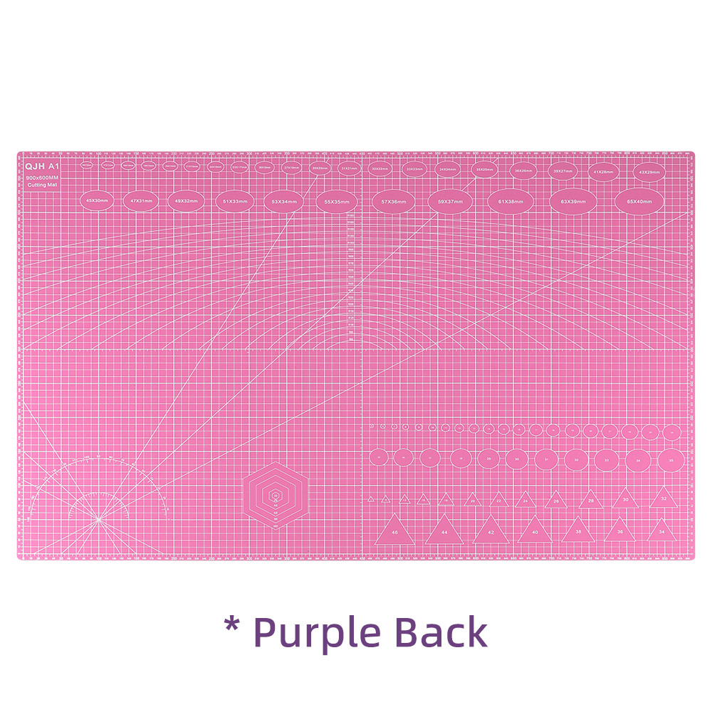 Tapis de découpe rotatif en PVC auto-guérison Double face A1, parfait pour la coupe du cuir, la gravure, la perforation des trous, l'artisanat du papier/boue: Default Title