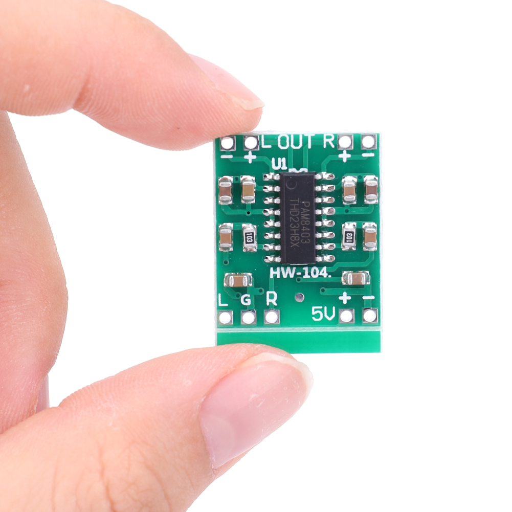 50-1PCS PAM8403 Audio Speaker Sound Amplifier Board Module DC2.5-5.5V 2*3W Mini Power Amplifier Board for Class D Stereo Audio