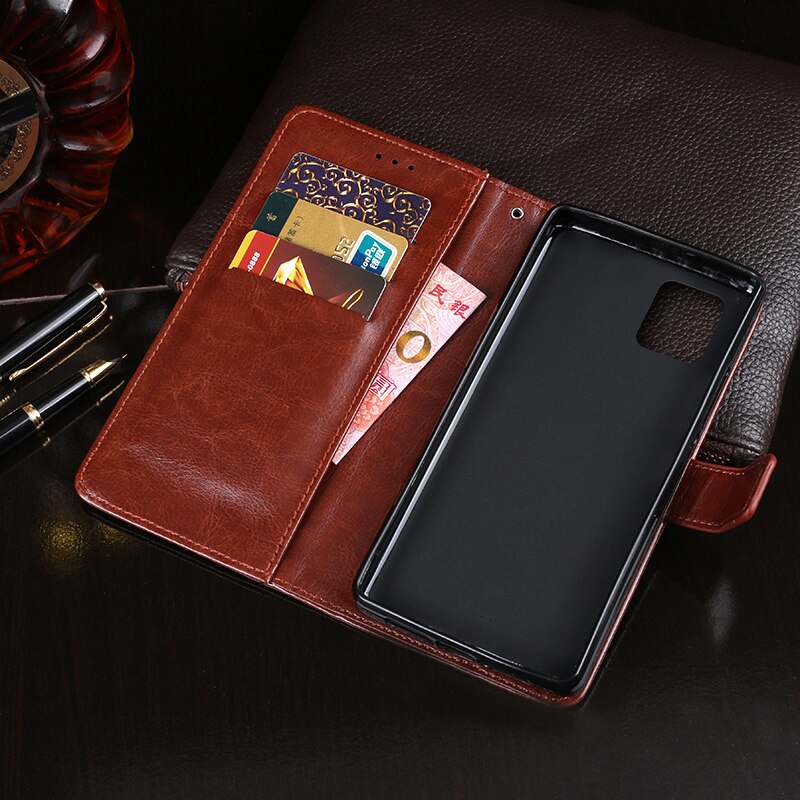 Funda de cuero con tapa para Samsung Note 10 Lite, accesorios para teléfono Samsung Galaxy Note 10 Lite N770F