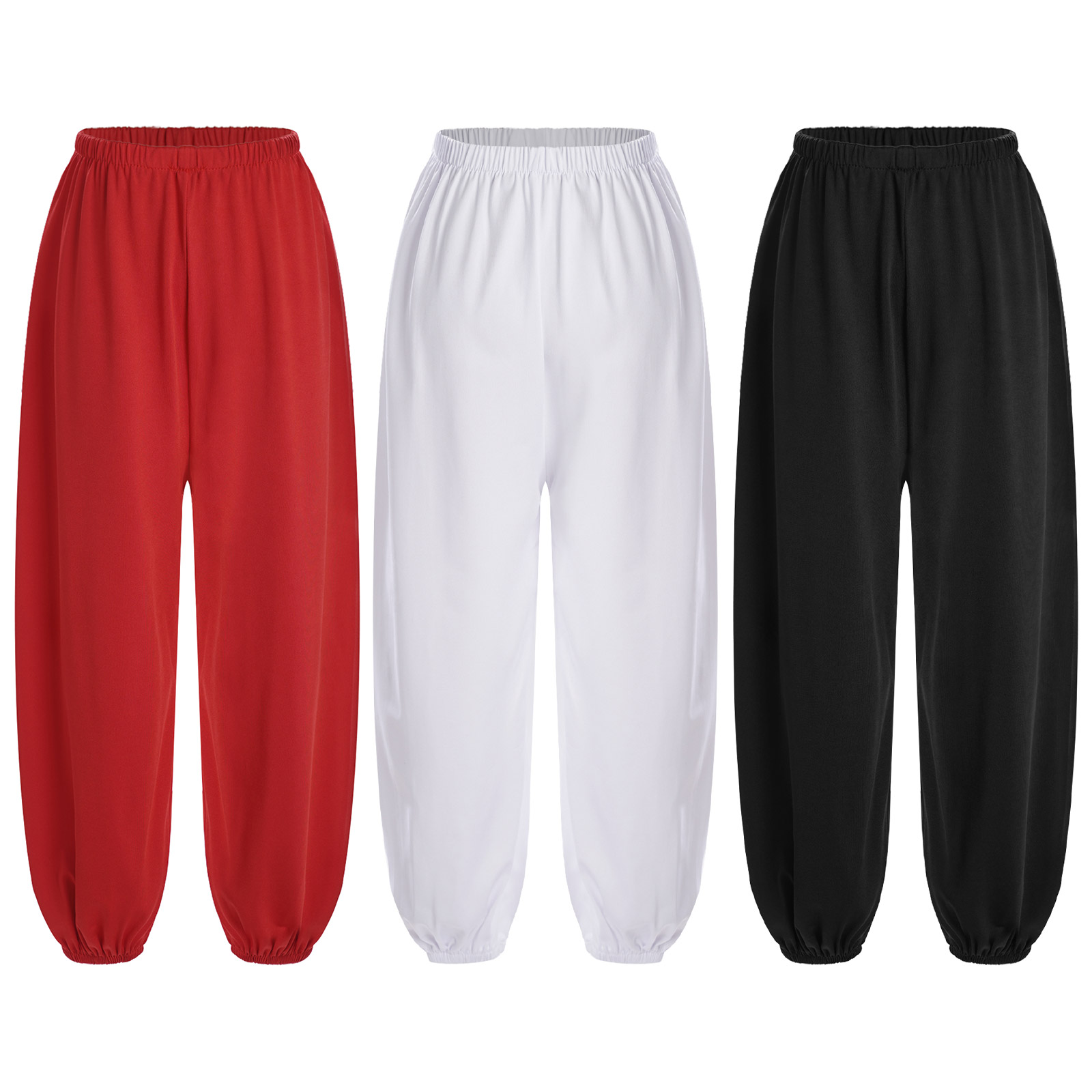 unisex freundlicher Kung Fu Hosen verlieren Hosen für Jungen Mädchen Alltagskleidung freundlicher Kampfhose für Taichi Kampfkunst Praxis