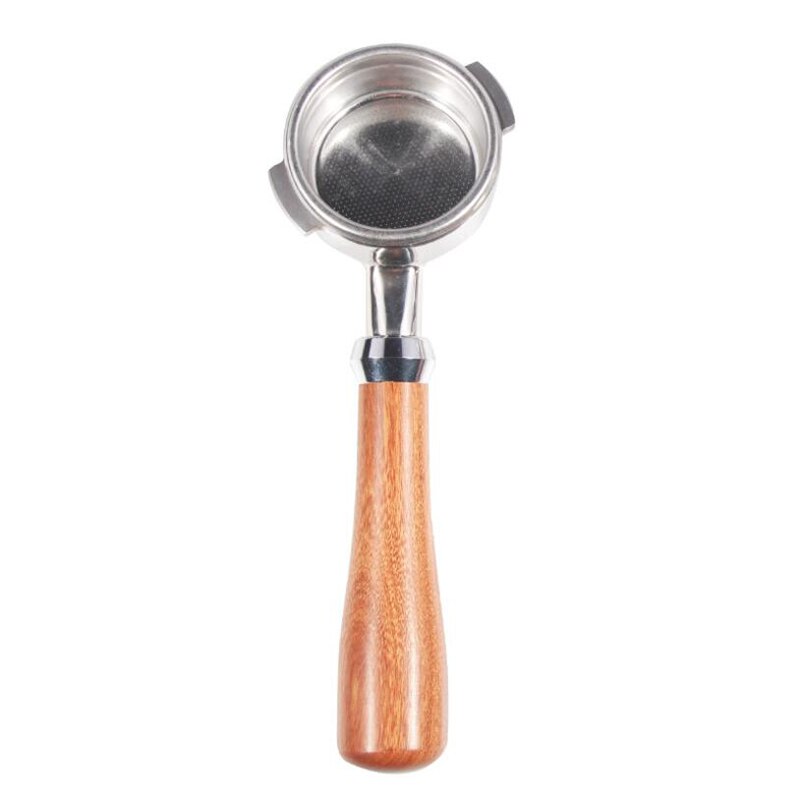 54 Mm Bodemloze Filterhouder, 3 Oren Roestvrijstalen Espressokoffie Filterhouder, Bodemloze Filterhouder 54 Mm, Koffiezetapparaataccessoires voor 8-serie (Zwart