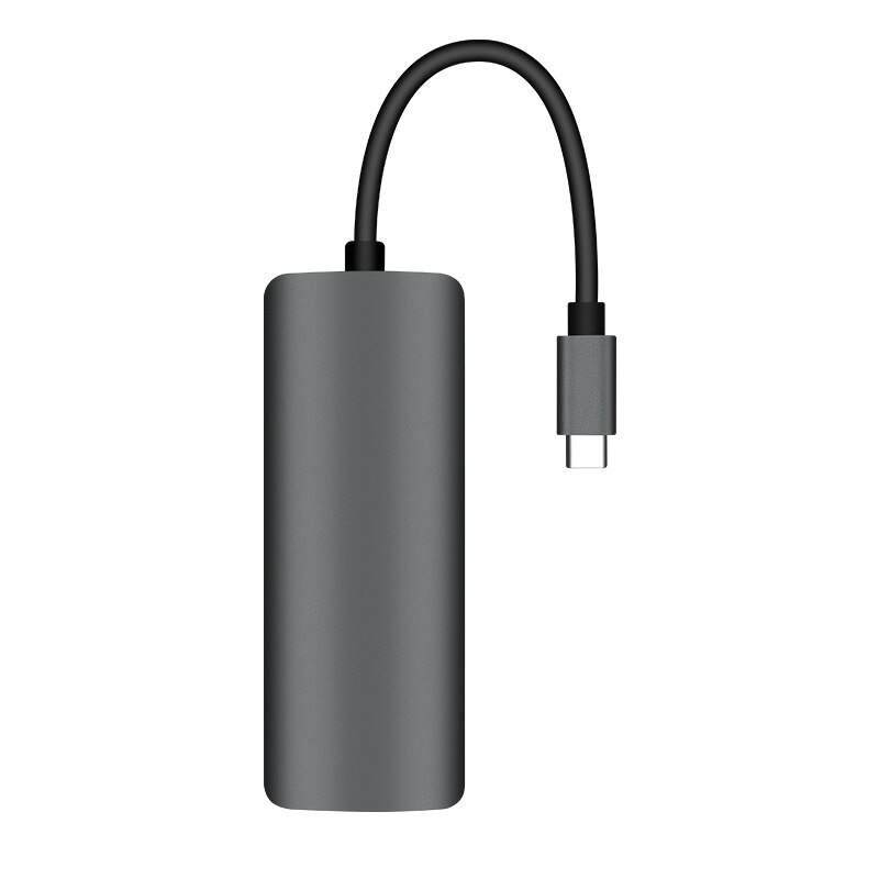 Hub USB C 7 In 1 adattatore HDMI 4K Ethernet TF lettore di schede SD porte USB 3.0 con alimentazione per e altro