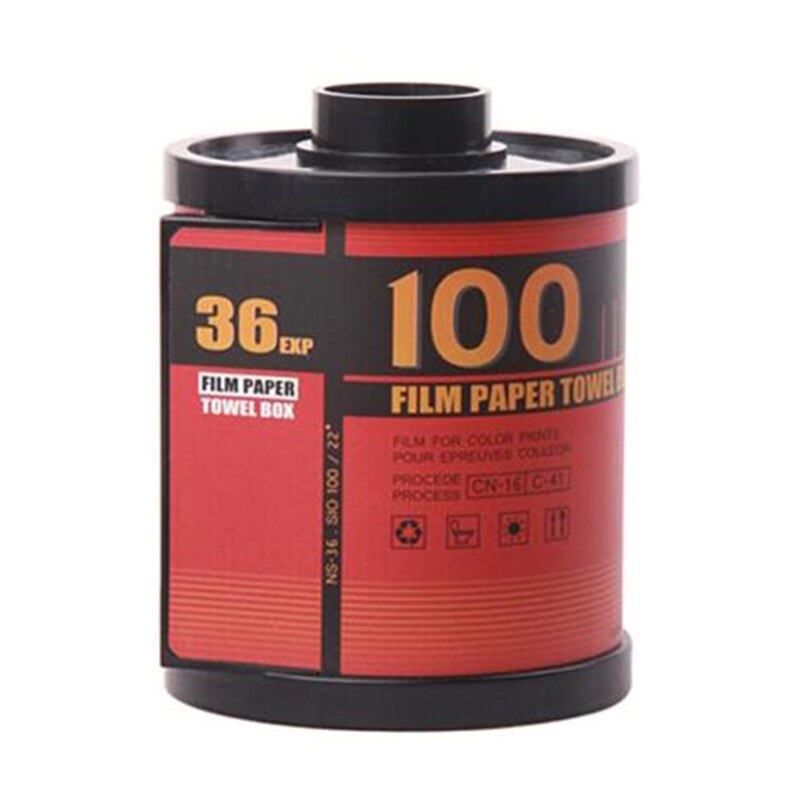 Tissues dozen rolpapier houder tijdschrift vorm plastic staand: Rood