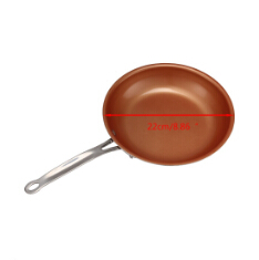 Til messing gryde + keramisk non-stick gryde + mælk & suppe gryde + stegepander stegepander 22/24/26/28cm gryde non-stick gryderedskaber: 22cm