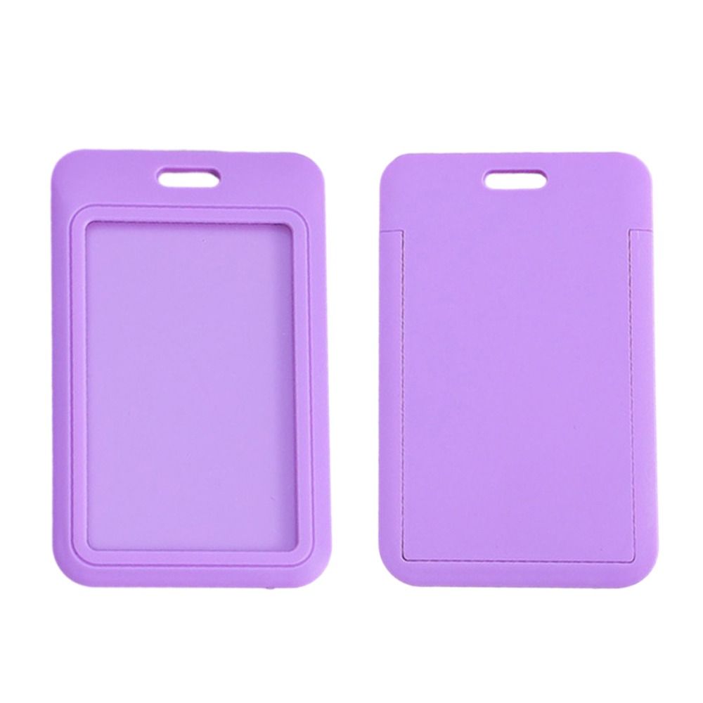 Tarjetero de plástico para estudiantes, funda bonita para tarjetas de crédito