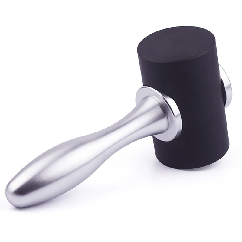 Martillo de perforación de corte para tallado hecho a mano, herramientas de perforación de grabado, bricolaje, martillos para artesanía de cuero, nailon: Black T shaped