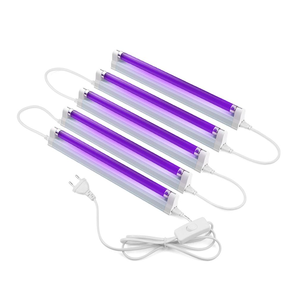 6W8W Blacklight Buis T5 Ultraviolet Lamp Uva 365nm Blauw Uv Licht Bar Lamp 110V 220V Tl Cfl Violet lamp Detectie Podium