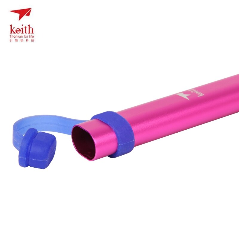 Keith Chopsticks Storage Tubes Aluminum Box Case For Titanium Chopsticks Storage Box Without Chopsticks 5 Colors Ti5800
