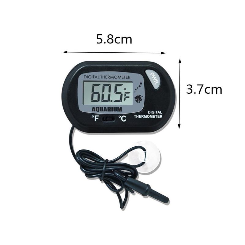Termómetro Digital LCD para acuario, termómetro Agua Marina, herramienta de medida de la temperatura para el Control de la temperatura del tanque de peces-50 ~ 70C