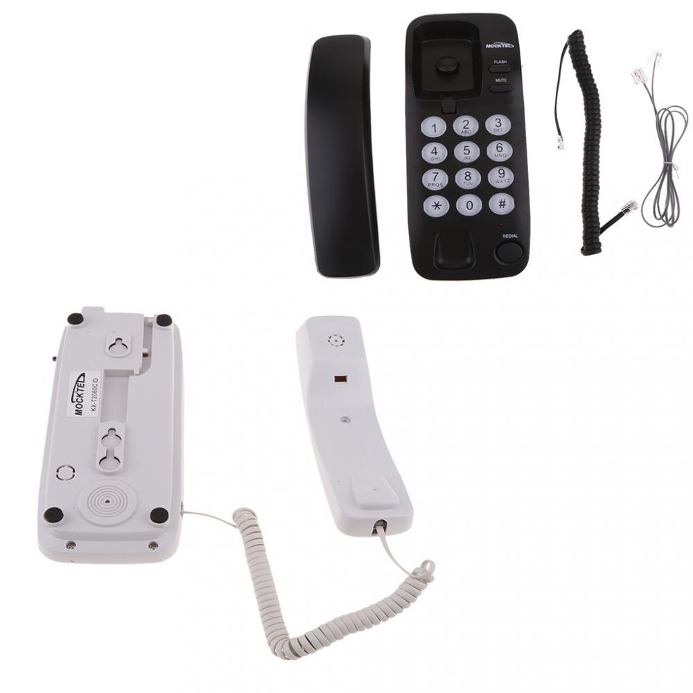 Mini vaste telefoon thuis wandtelefoon kantoor zakelijke pauzefunctie vaste standaard telefoon