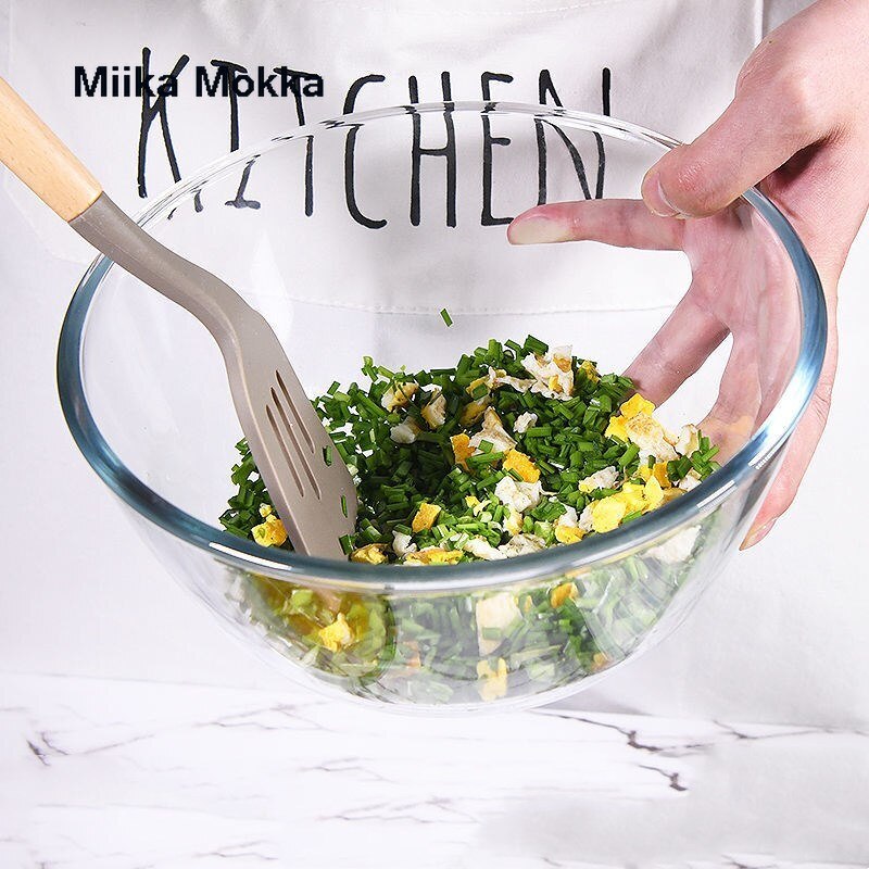Cuencos de mezcla transparentes, Bol para almacenar recipiente para alimentos de cocina, ensaladas, cuencos para huevos, tazón de cocina de alta capacidad