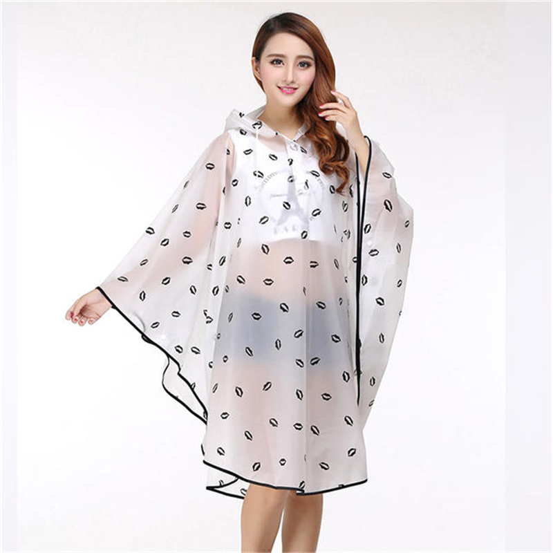 poncho transparent de pluie