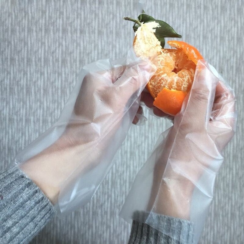 Gants jetables en PE 1000 pièces/ensemble respectueux de l'environnement, pour la manipulation de viande brute, en plastique, outil multifonctionnel, pour aliments, Restaurant et hôtel