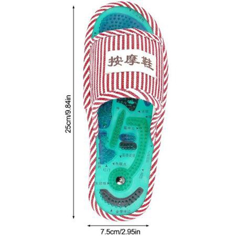 De mode MS slippers Acupunt massage slippers voetm... – Vicedeal