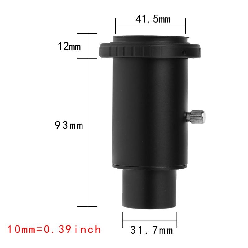 Aluminium T2 Adapter Telescoop Extension Tube 1.25 Inch Telescoop Mount Adapter Draad T-Ring Voor Nikon Dslr Camera Accessoires