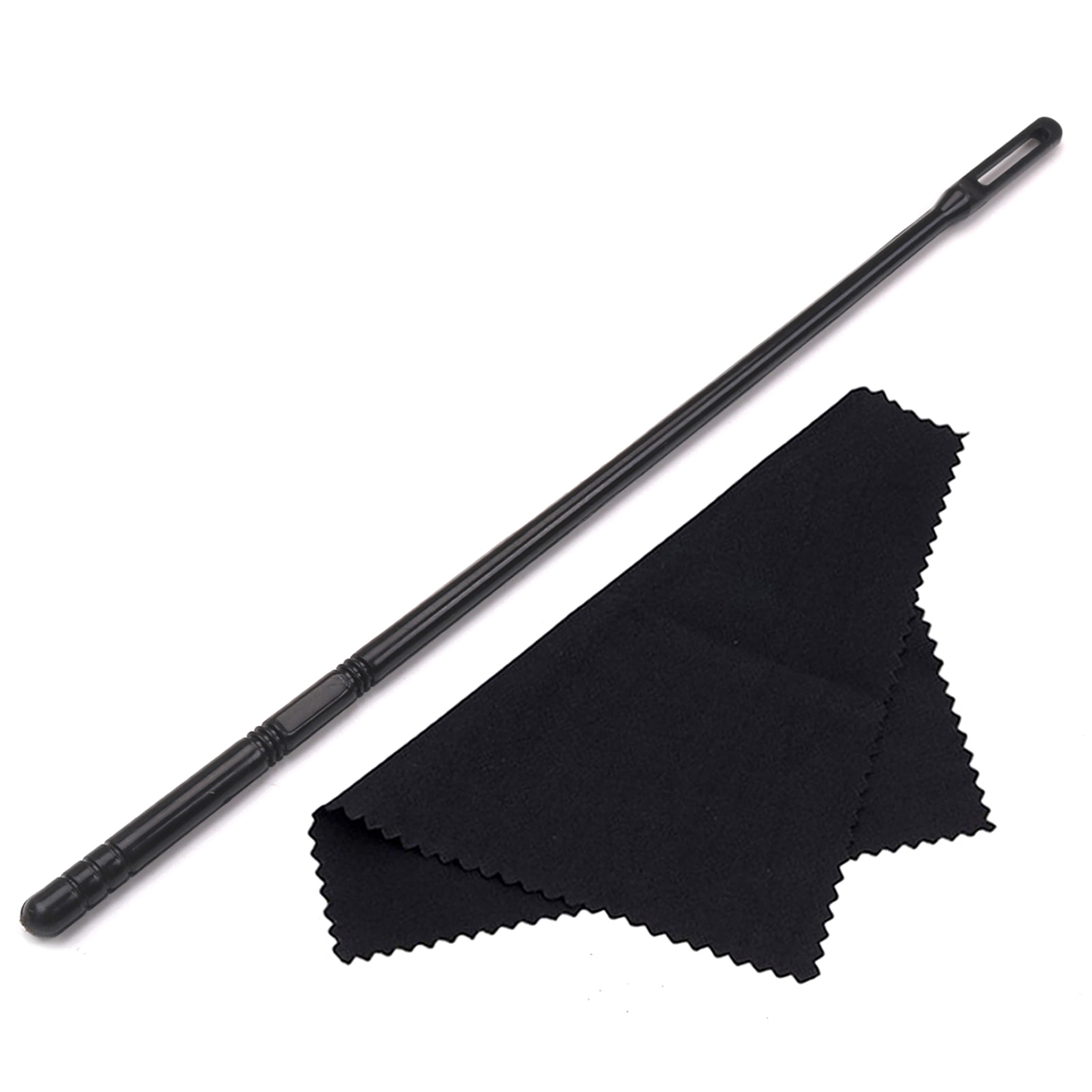 Accesorios de limpieza de instrumentos Woodwind-palos para limpieza de flauta, varilla con paño para flauta