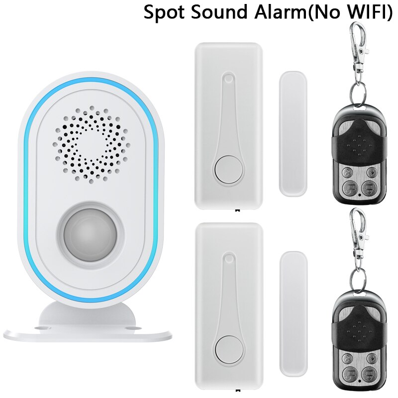 Alarm System for Home Burglar Security 433MHz WiFi Tuya smart Alarm Wireless Tuya Smart House App Control: Spot Alarm 4