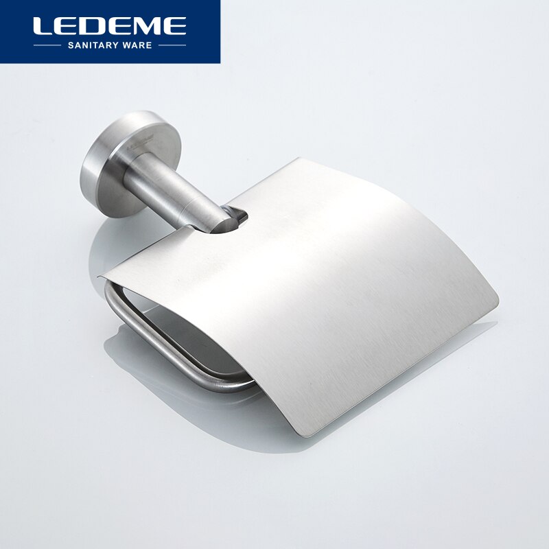 Ledeme Toiletpapier Rolhouder Wandmontage Cup Bad Accessoires Toiletpapier Stand Houder Waterdicht L71703