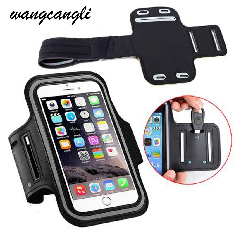 Für Sport gym lauf wasserdicht clamp für iPhone 8 7 4 5 5S 5C SE 6 6 s 8 mehr handy fall abdeckung handy arm tasche