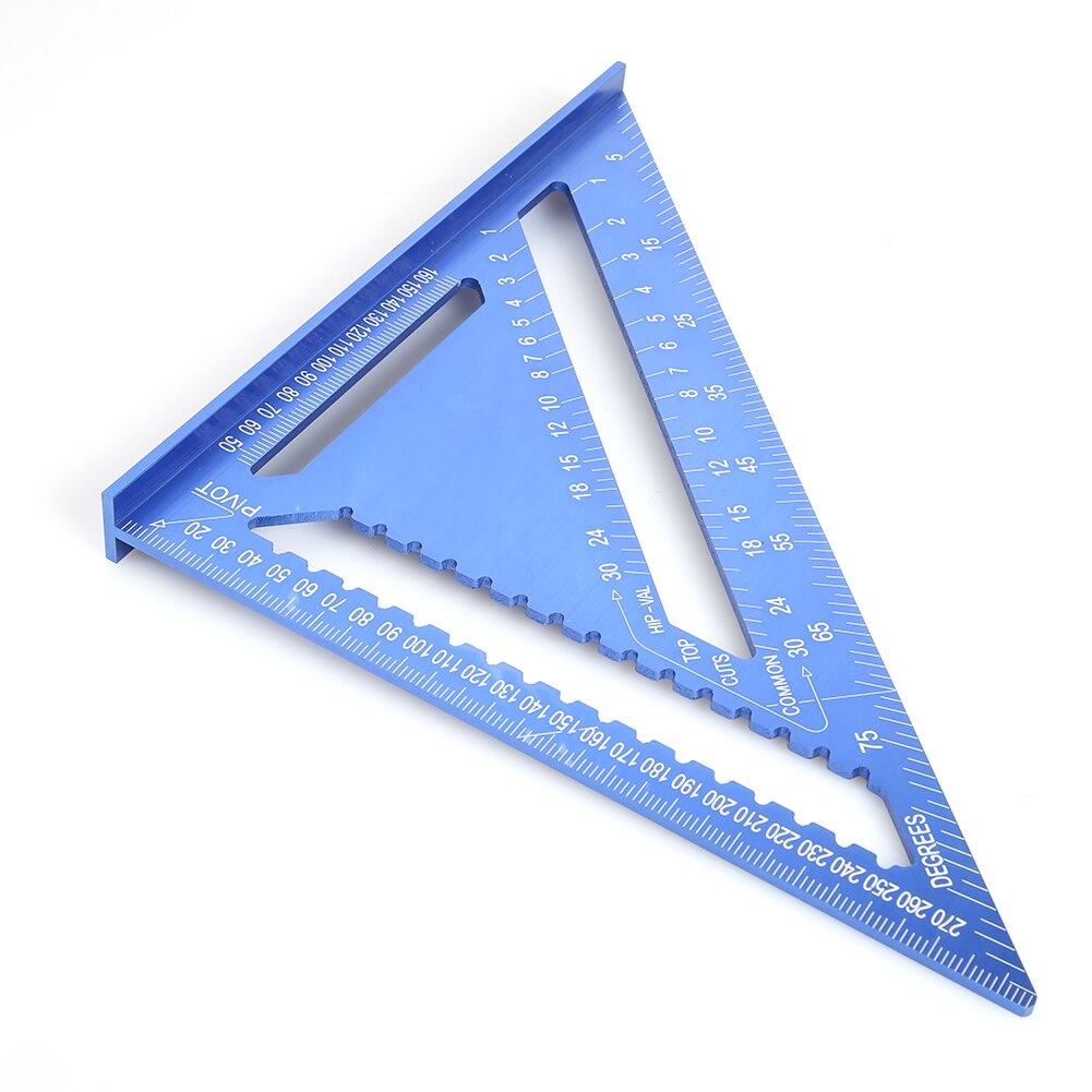 High-Precision Measuring Tool Angle Ruler 12 inch Triangle Ruler Quickly Measuring Accessories for Woodworking