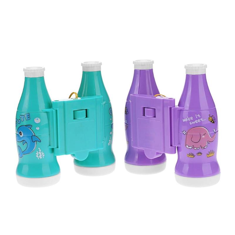 6x25 Binoculars Cola Bottle Kids Telescope Toy For Bird Watching Star Gazing Sporting Events Hiking Educational Learning Toy ABS